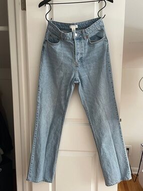 H&M Light Wash Straight Leg Women's Jeans